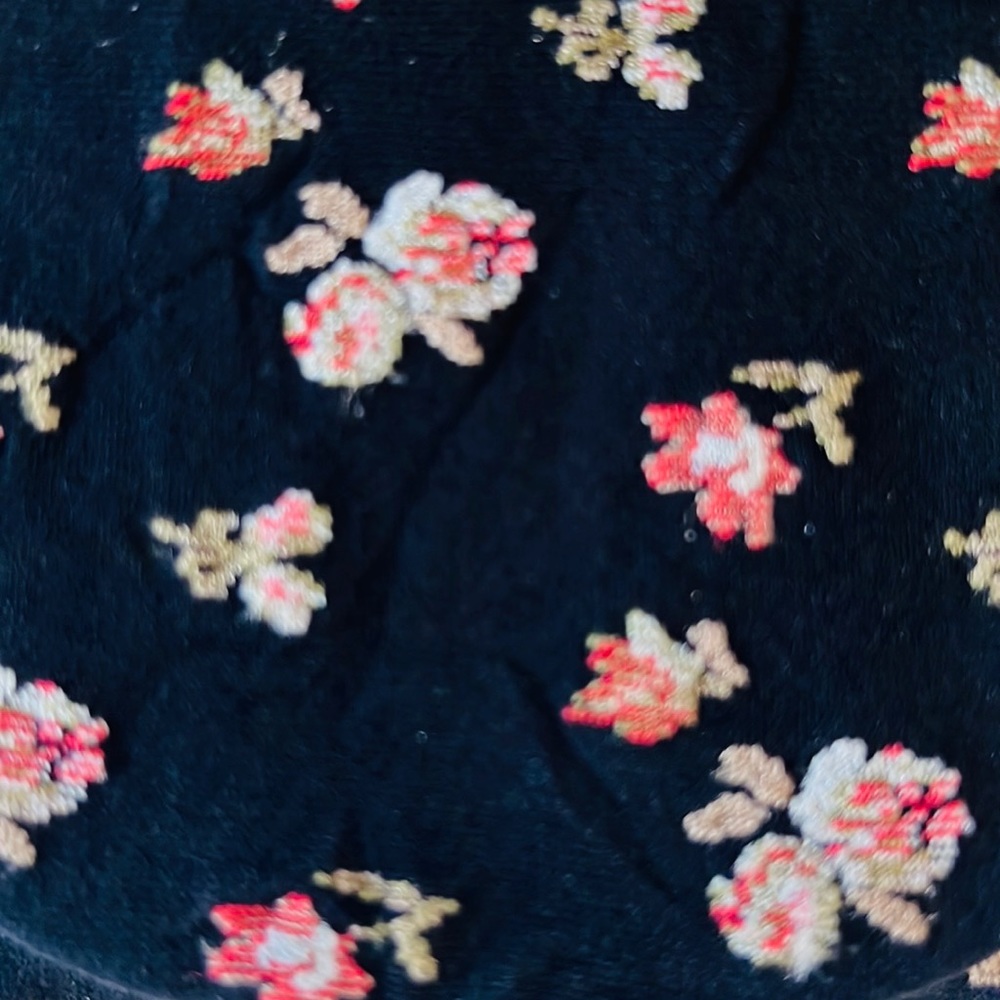 Anthropologie Hansel Basel Floral Opaque Tights - Picture 7 of 14